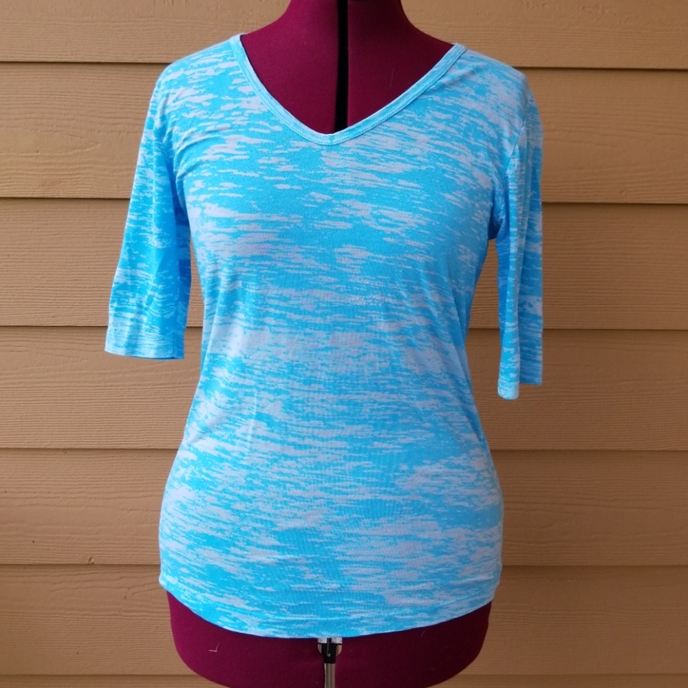 MADE IN USA blue T-shirt